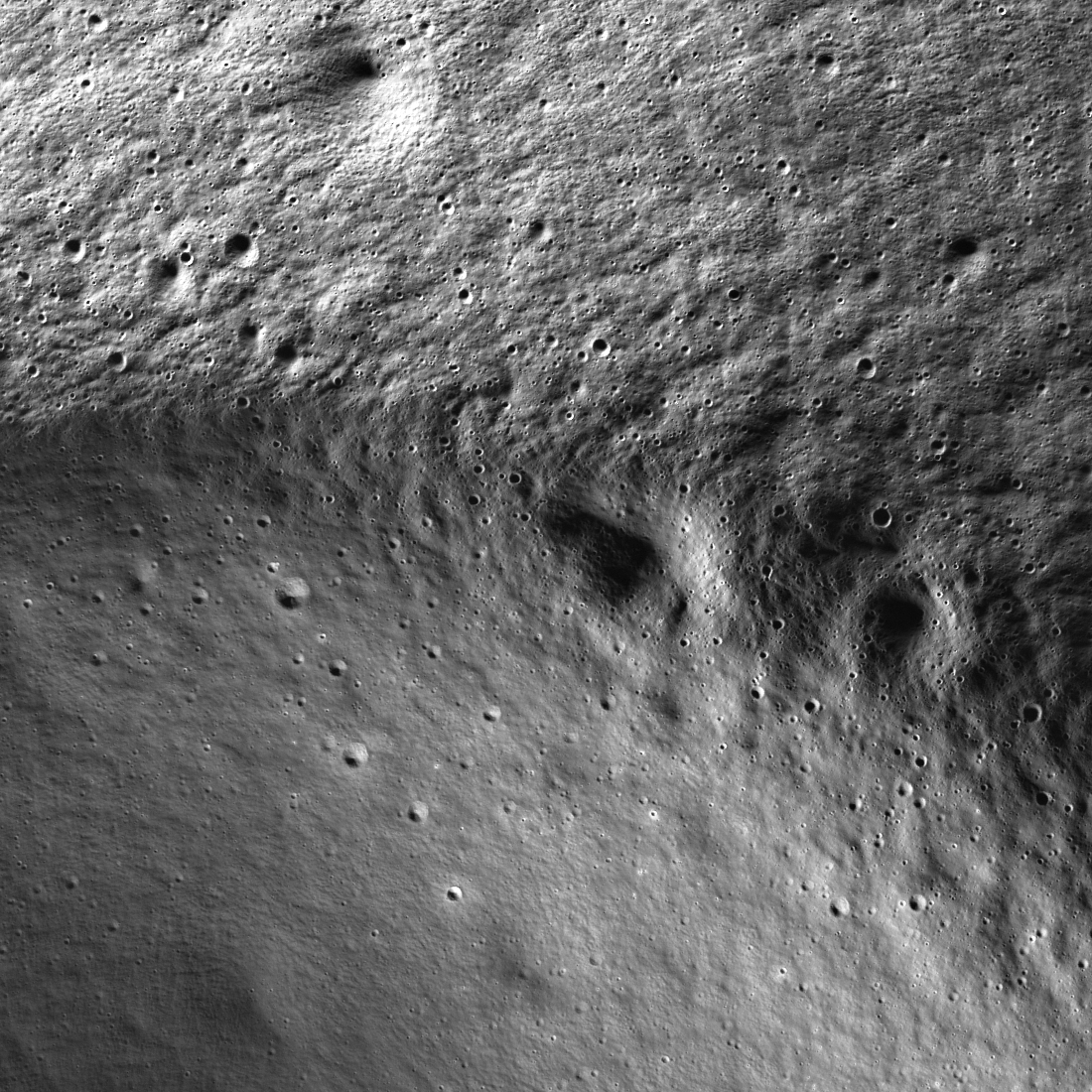 Rim of Marvin crater